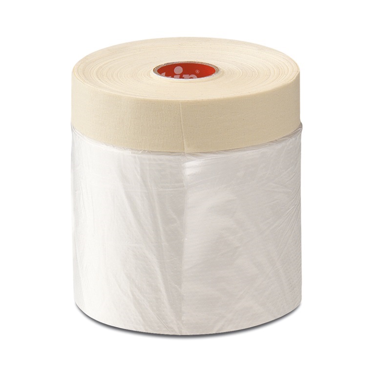 Kip Masker Met Masking Tape