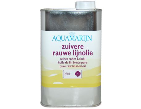 Aquamarijn Zuivere Rauwe Lijnolie 1 Liter