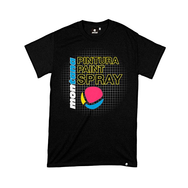 MTN T-shirt Hardcore Pintura Zwart