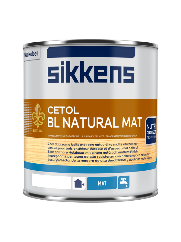 Gluren Deter Bouwen Sikkens Cetol BL Natural Mat | Nicolaas Verf