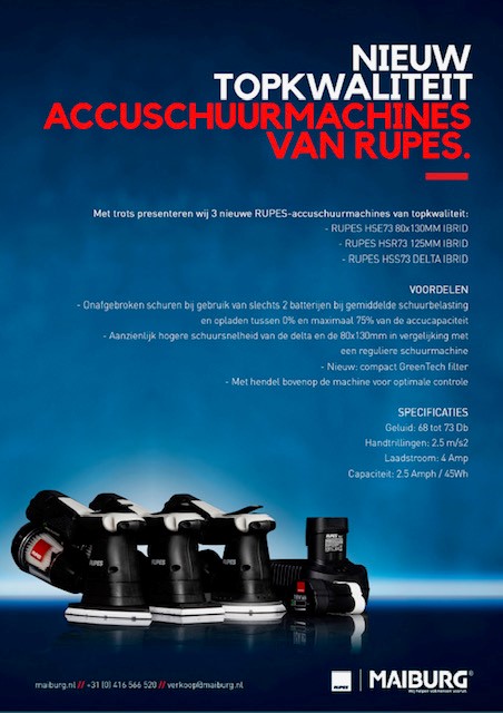 Accu Schuurmachine HSS73 Delta | Verf