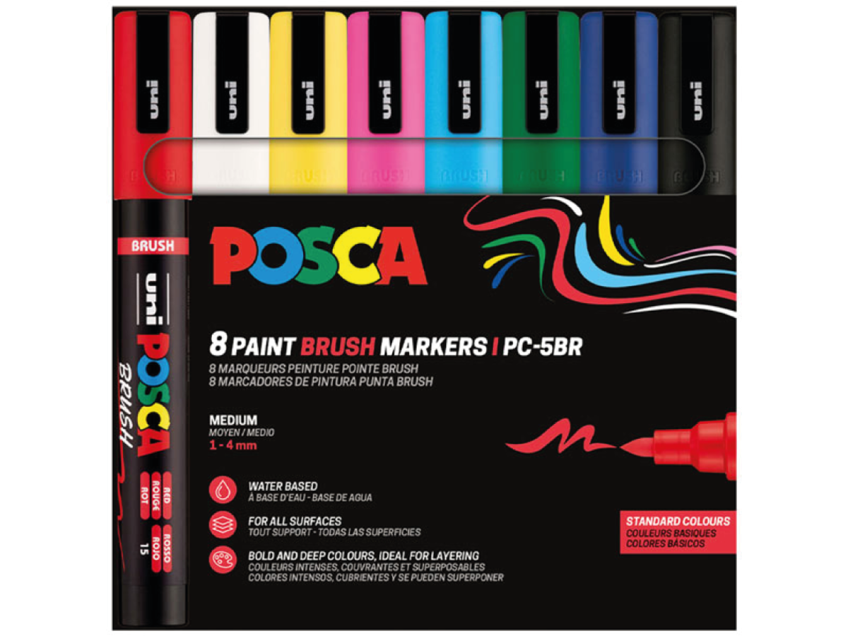 Posca 8 stuks PC5BR Posca 8 stuks PC5BR